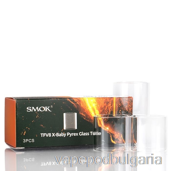 Vape 10000 Дръпки Smok Tfv8 резервно стъкло - Baby, Big, X-baby Tfv8 Baby Beast #4 - единична крушка 5ml разширителна тръба